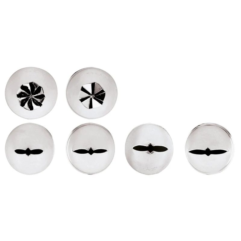 Set 6 Bocchette Assortite - Acciaio inox