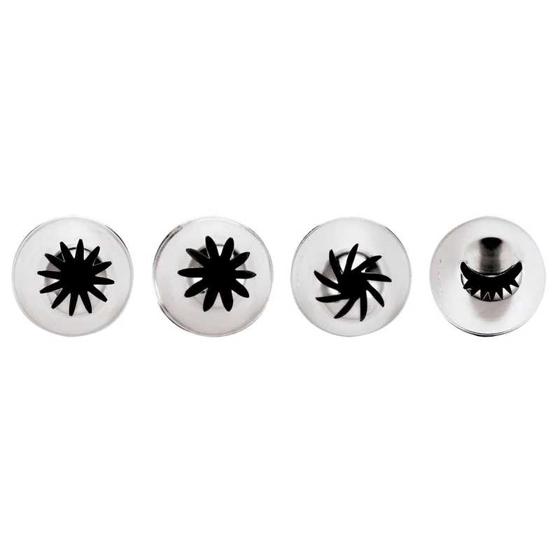 Set 4 Bocchette Assortite - Acciaio inox