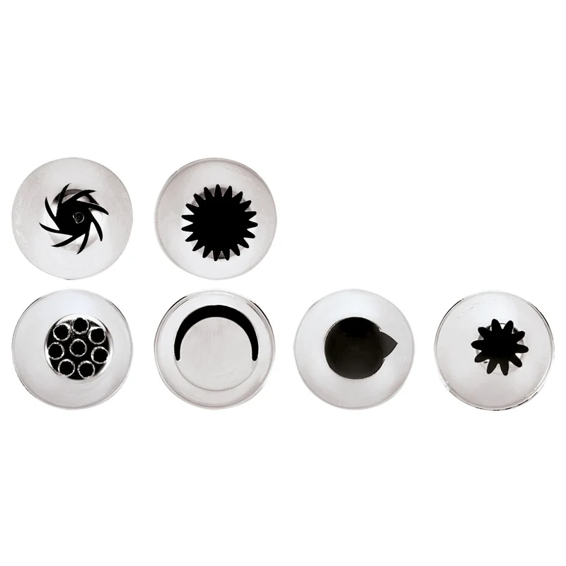 Set 6 Bocchette assortite - Acciaio inox