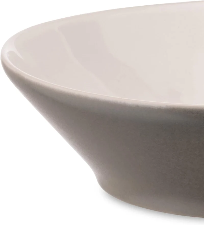TONALE Piatto fondo - SET 4 pezzi Grigio Chiaro