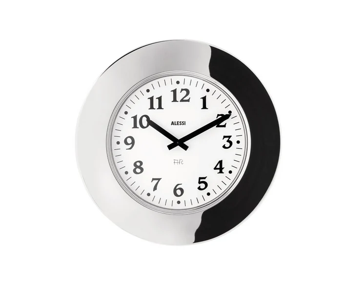 Momento - Orologio da parete / Acciaio Inox