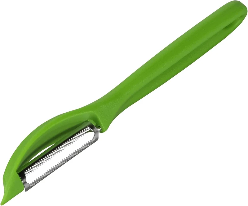 Pelaverdure Universale / Lama A Pendolo Seghettata Doppio Taglio - Verde