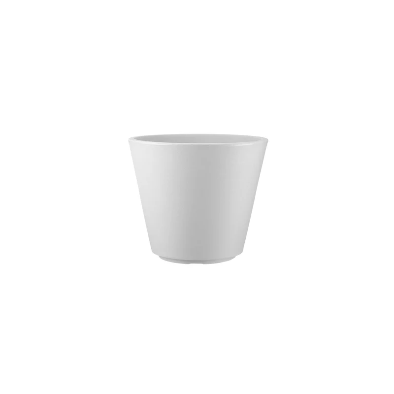 Vaso Rotondo per Piante Grandi Indoor e Outdoor Tera Ribeira Chalk Ø78 cm in Plastica Bianco Gesso