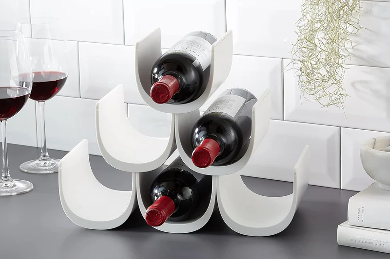 Alessi - Noè portabottiglie bianco