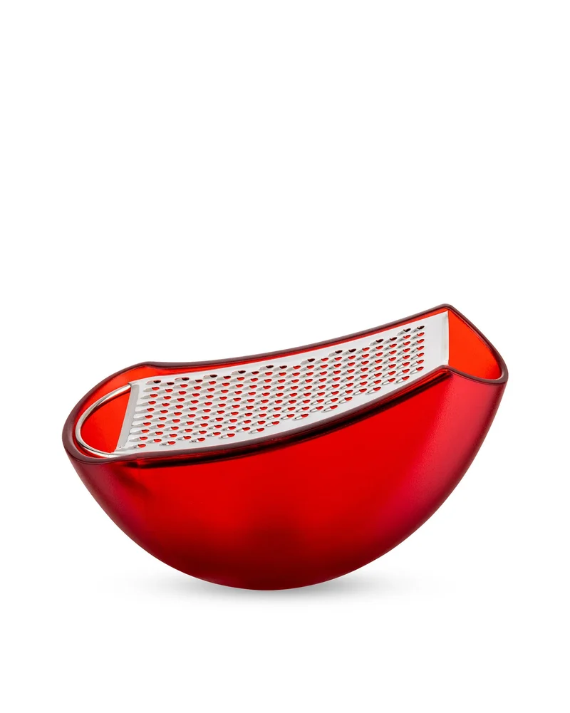PARMENIDE Grattugia con raccoglitore - Rosso