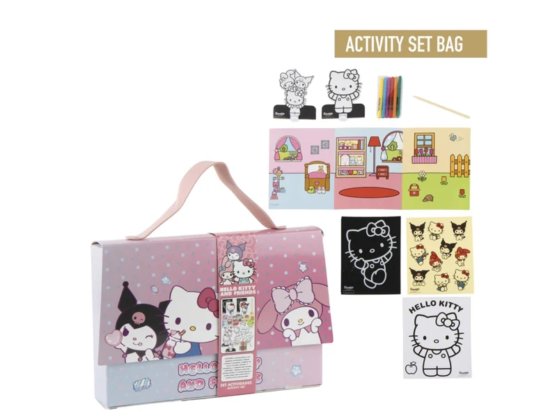 Borsa di Hello Kitty con set da colorare