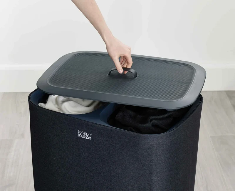 Cesto Separatore per Bucato - 90 L / Nero