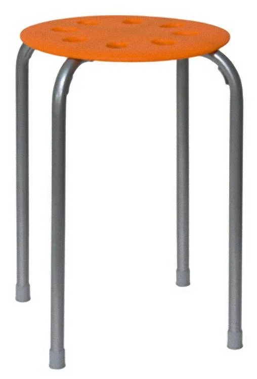 SGABELLO MOD.DOLLINO ARANCIO CONFEZIONE DA 6 PEZZI