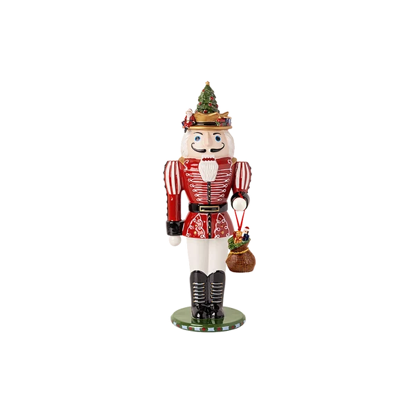 Christmas Toy's Statuetta Natale multicolore, 13,8 x 12,2 x 36,7 cm, porcellan