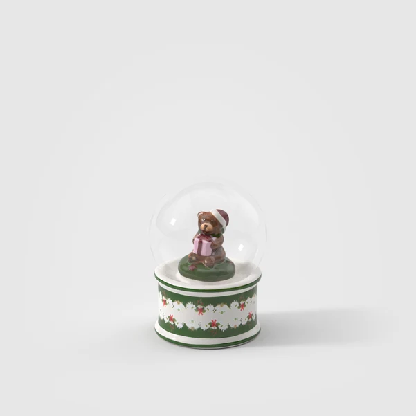 Villeroy & Boch - Christmas Toy's palla neve piccola orsetto multicolore