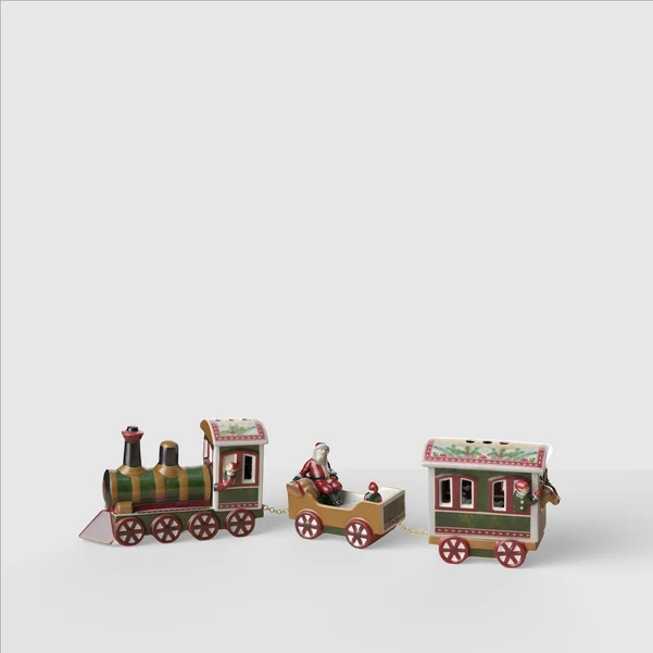 Christmas Toy's Statuetta Natale verde, 55 x 9 x 16 cm, porcellana