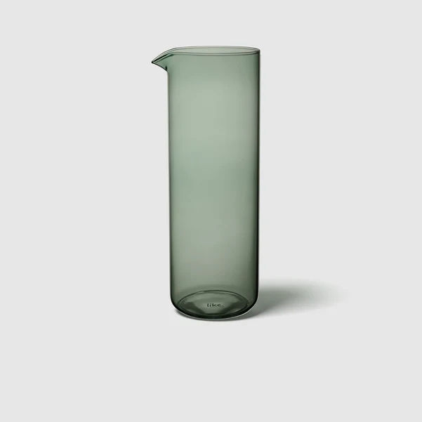 LIKE GLASS Caraffa da acqua/ succo - Verde, 1000 ml, vetro borosilicato