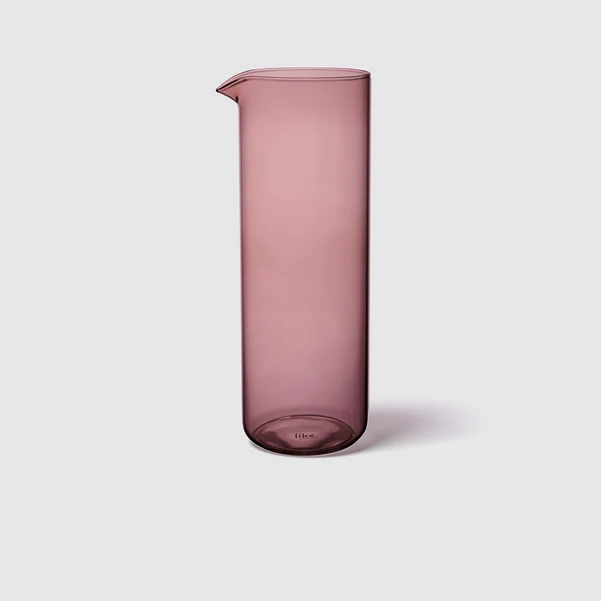 LIKE GLASS Caraffa da acqua/ succo - Lilla, 1000 ml, vetro borosilicato