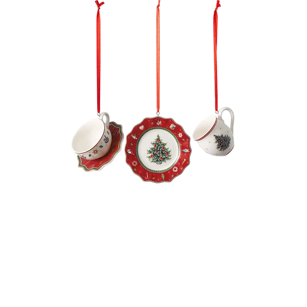 Toy's Delight Addobbi natalizi rosso, 0 x 0 mm, Premium Porcelain