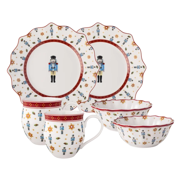Toy's Delight Set da colazione multicolore, Premium Porcelain