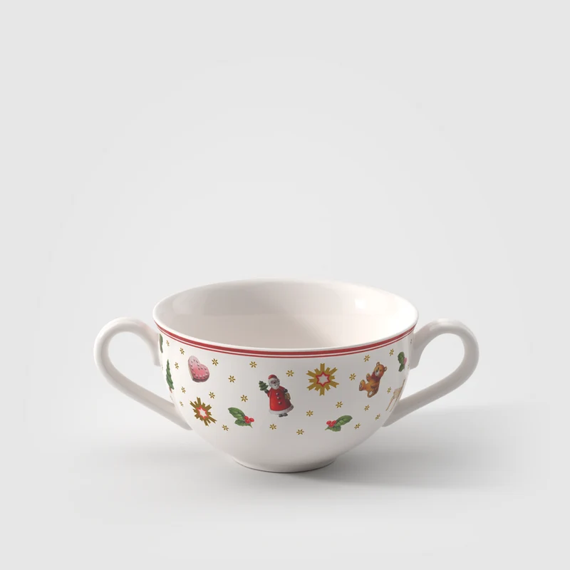 Toy's Delight Ciotola per zuppa multicolore, Premium Porcelain