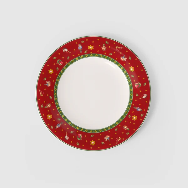Villeroy & Boch - Toy's Delight Piatto piano rosso, Ø26,8 cm