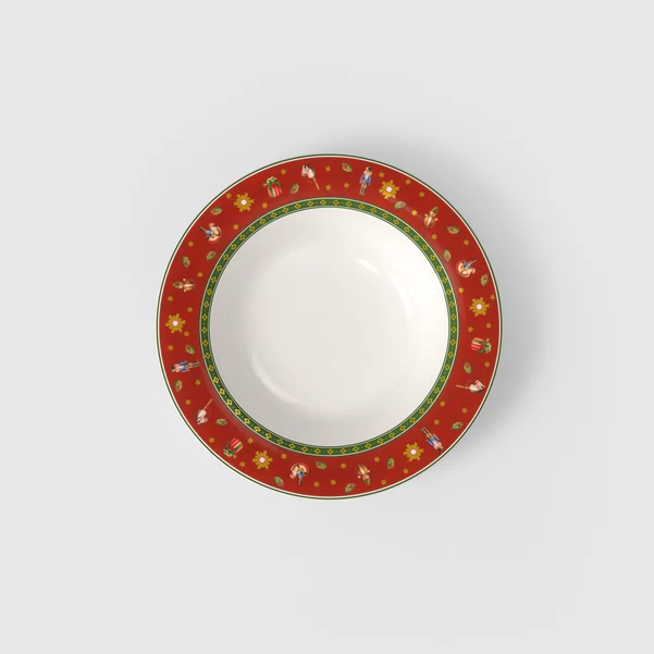Villeroy & Boch - Toy's Delight Piatto fondo rosso, Ø23 cm