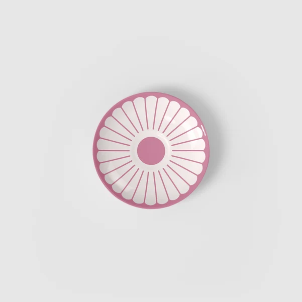 FLEUR Piattino per tazzina da caffè - Rosa, Ø11,7 cm, Premium Porcelain