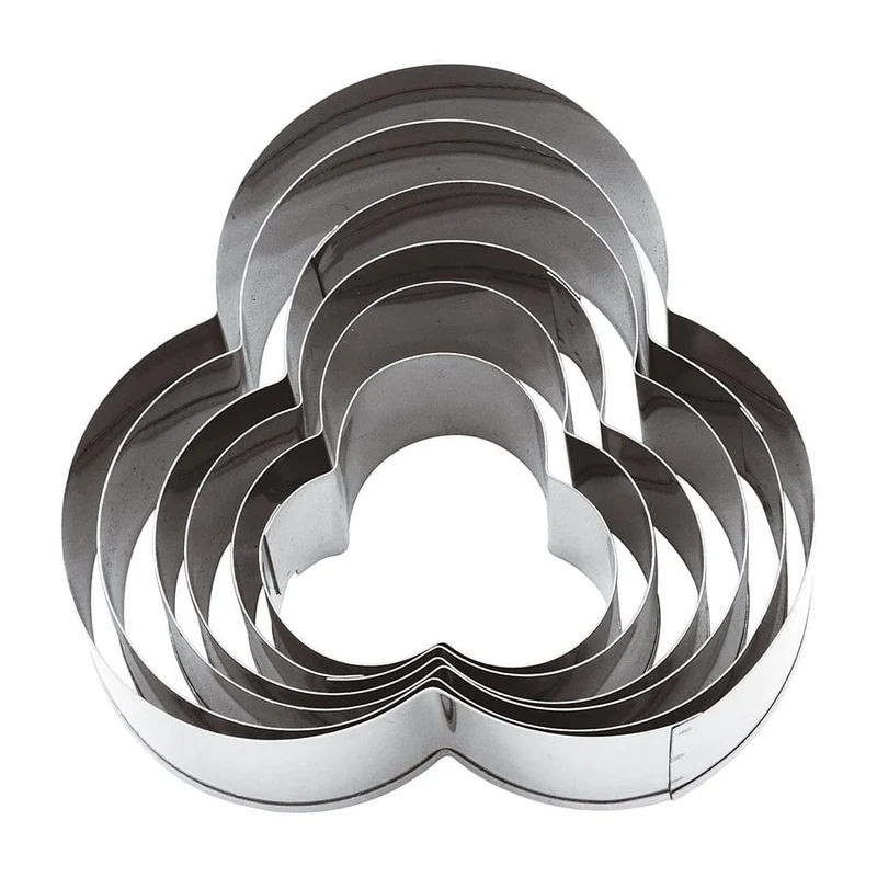 SET 6Taglia pasta TRIO, Acciaio inox