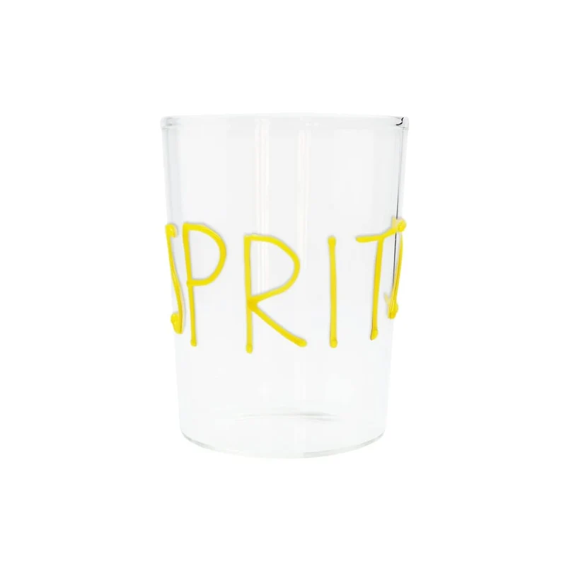 Wd Lifestyle Bicchiere da cocktail in vetro borosilicato con scritta Spritz in v