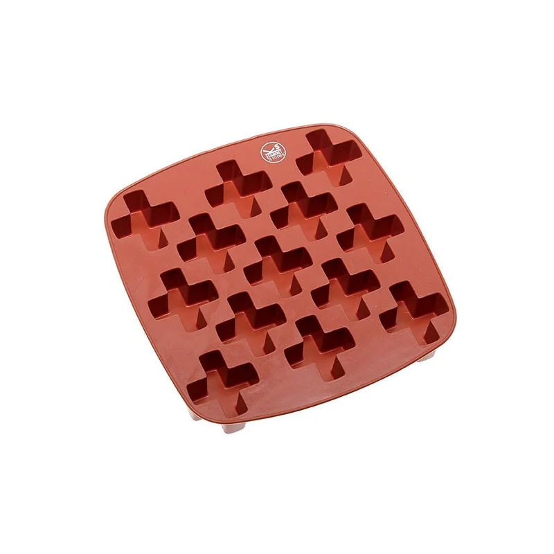 Stampo 13 Cubetti Ghiaccio - Silicone Rosso