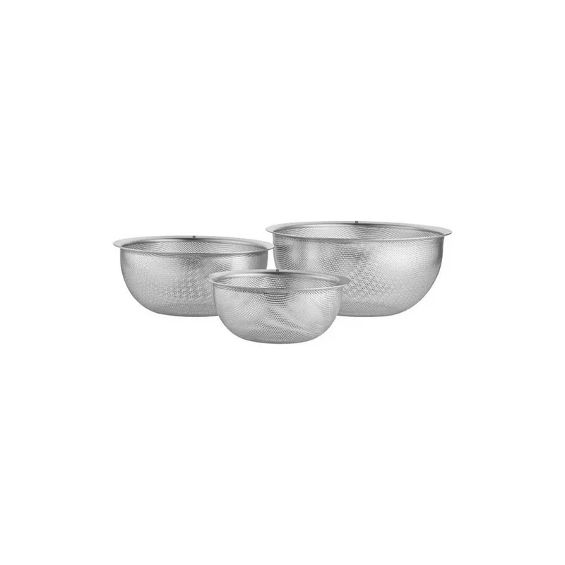Set di Scolapasta, 3-PZ. 18/10 Acciaio inox