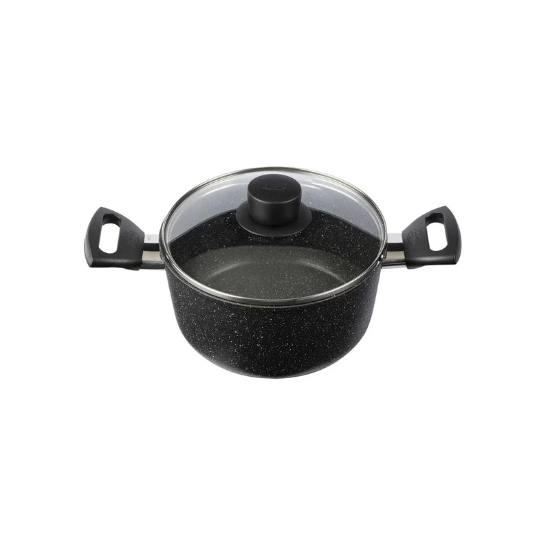 VIPITENO Casseruola 2 Manici con Coperchio - 20 cm