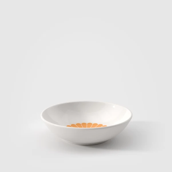 FLEUR Coppetta macedonia - Gialla, 110 ml, Premium Porcelain