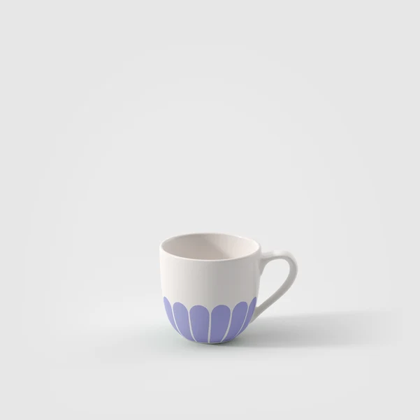 FLEUR Tazzina da caffè - Bleu, 70 ml, Premium Porcelain