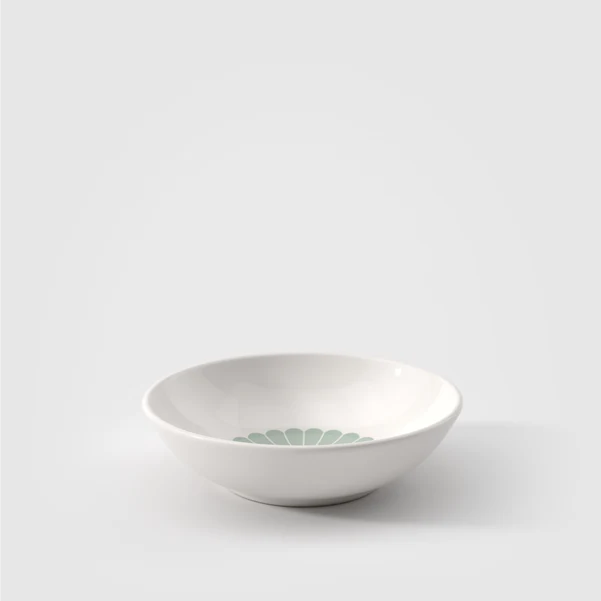 FLEUR Coppetta macedonia - Verde, 110 ml, Premium Porcelain