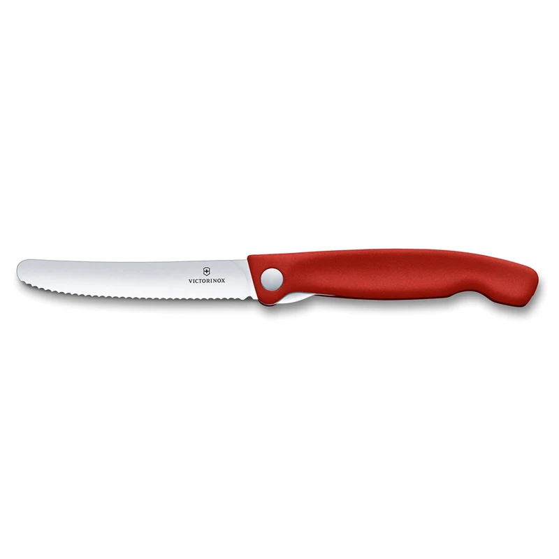 Coltello da picnic-tavola - pieghevole / Rosso