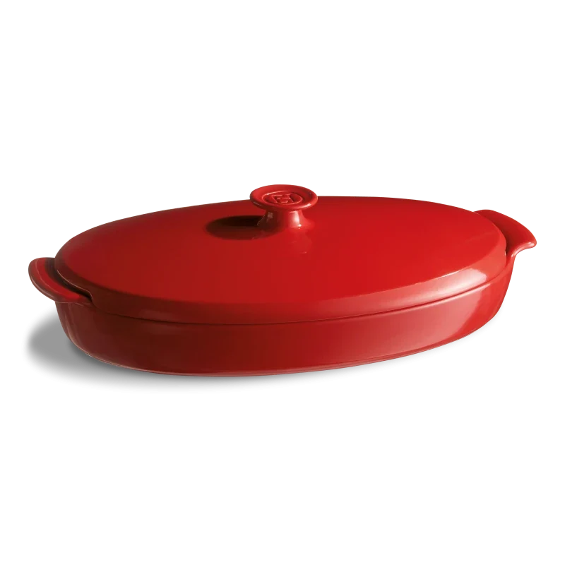 Piatto Papillote - colore rosso