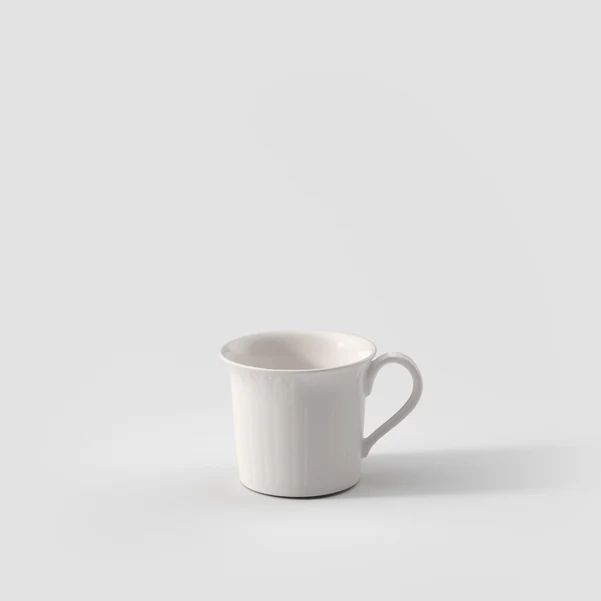 CELLINI Tazzina da caffè - Bianca, 60 ml, Premium Porcelain