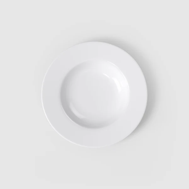 ROYAL Piatto fondo - Bianco, Ø24,8 cm, Premium Bone Porcelain