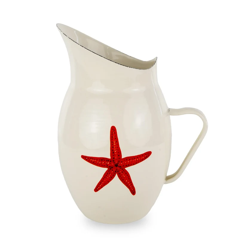 Wd Lifestyle Caraffa in Latta smaltata / 2,6L Crema