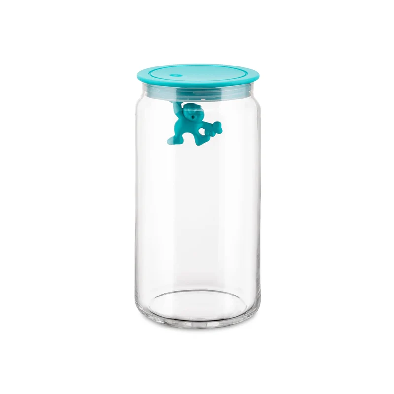 GIANNI Barattolo con coperchio in resina termoplastica - Azzurro 140 CL