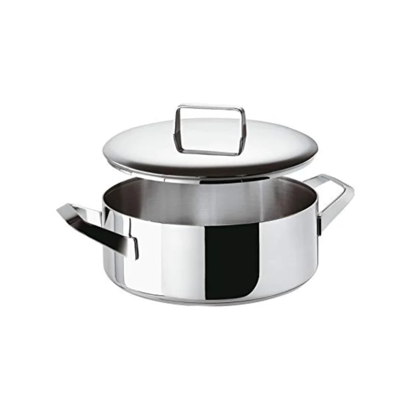 Casseruola Bassa 2 Maniglie Con Coperchio Menu / 20cm