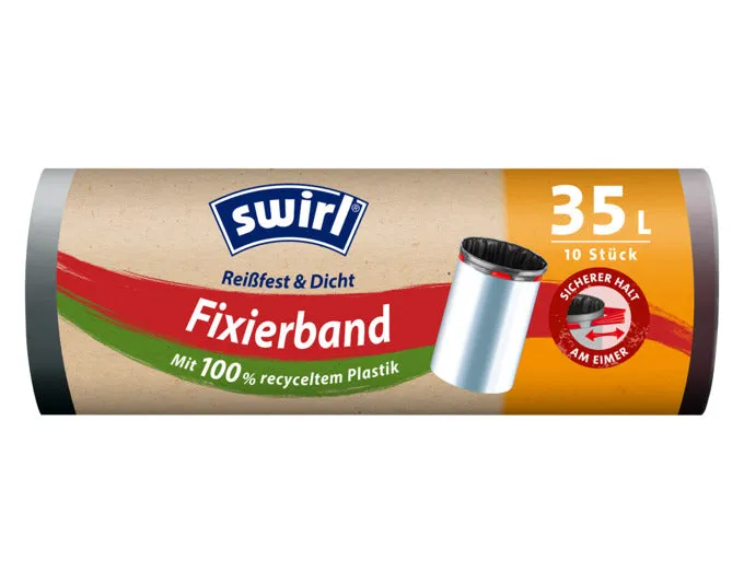 SWIRL Abfallsäcke Elastik Band 35 l