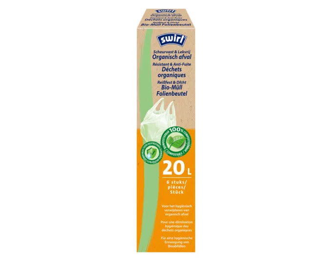 SWIRL Folienbeutel Bio Müll 20 l