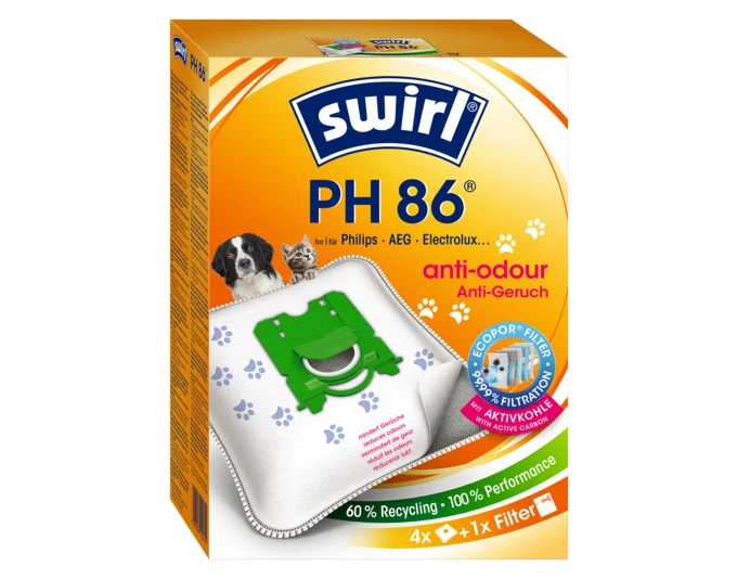 SWIRL Staubsäcke PH86 NeutralizAir