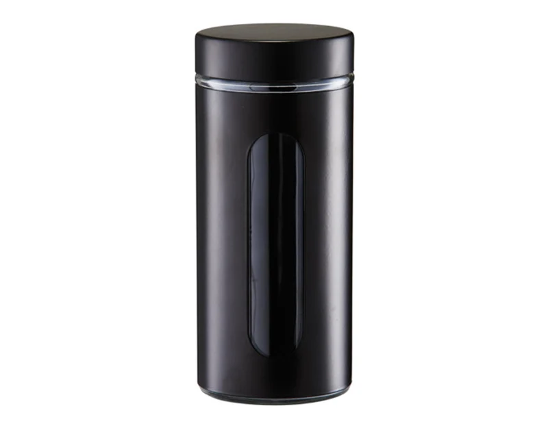 ZELLER Fensterdose schwarz 1200ml ø 10.2x23 cm