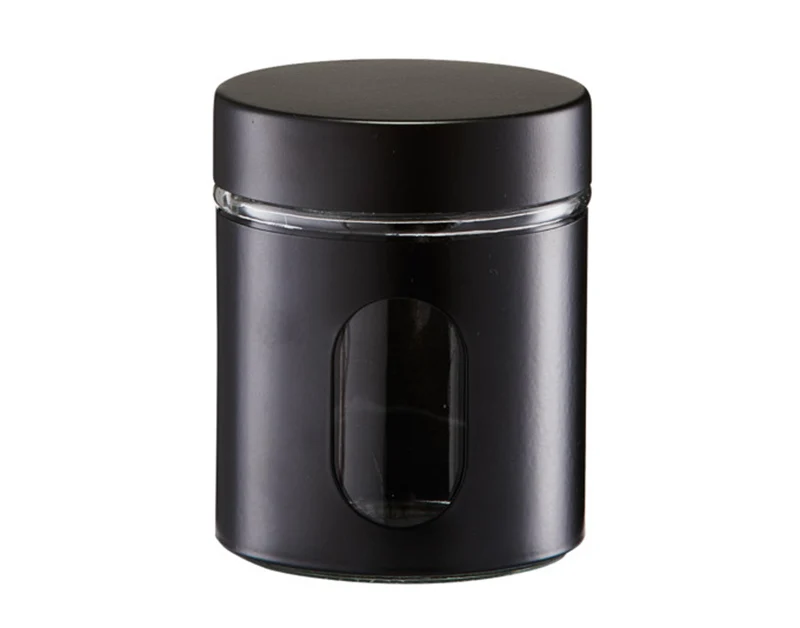 ZELLER Fensterdose schwarz 600ml ø 10.2x12.5 cm