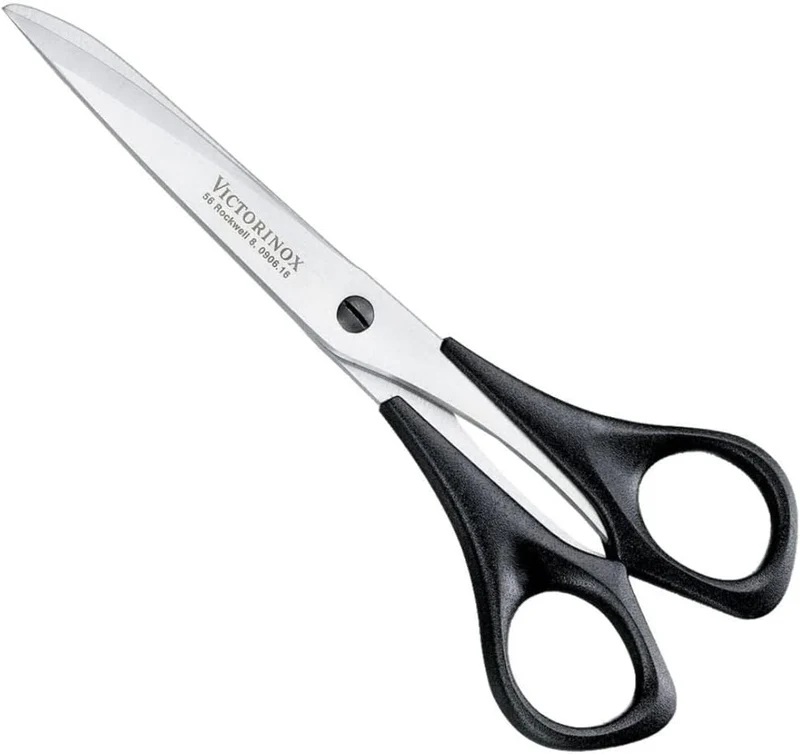 Forbici da casa per mancini - 16 cm, Nere
