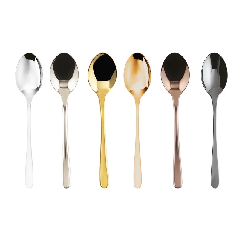 TASTE SET 6 cucchiaini caffè espresso - Mirror Multicolor