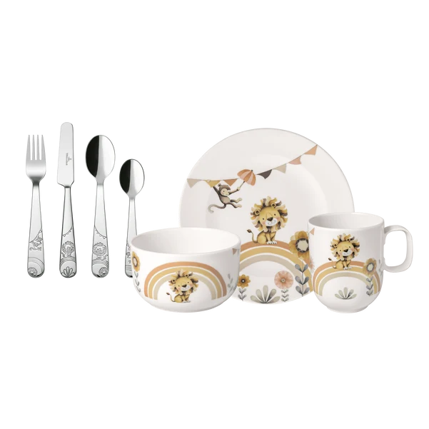 Boho Kids Set di stoviglie per bambini 7 pz.