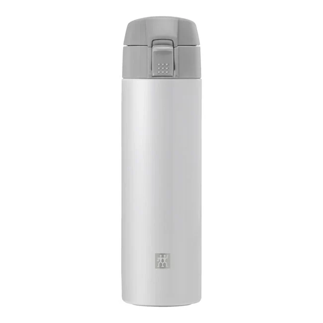 Thermo Borraccia termica - 450 ml, acciaio inox / Bianco-Grigio