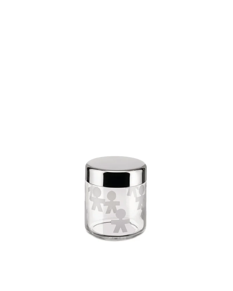 GIROTONDO Barattolo con coperchio in acciaio lucido - 75 CL