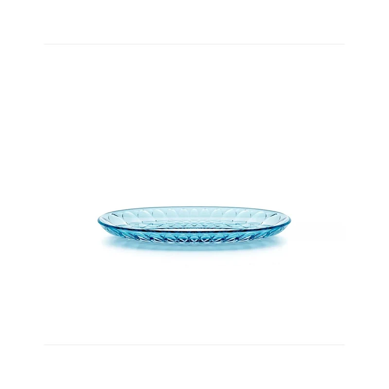 VASSOIO OVALE PICCOLO "VANITY" - Sea blue