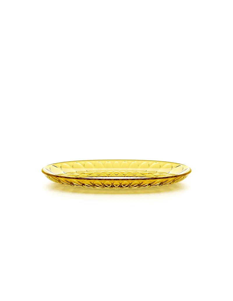 VASSOIO OVALE PICCOLO "VANITY" - SAFFRON YELLOW